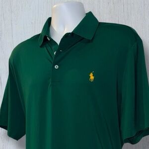 Polo by Ralph Lauren Men's Green Polo Shirt